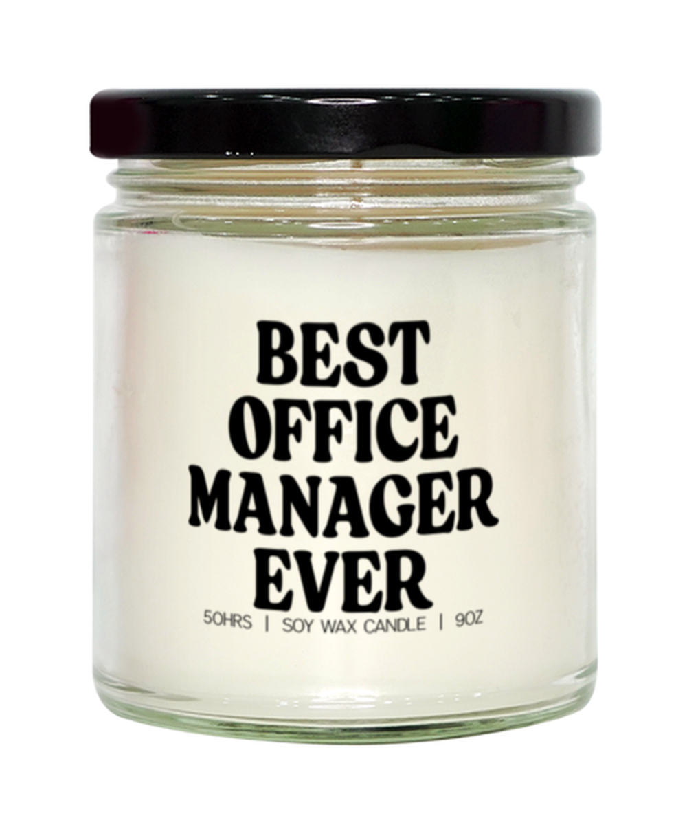 Office Manager Thank You Funny Candle, Gifts, Home Office Decor, Unique Gag Idea, Him Her