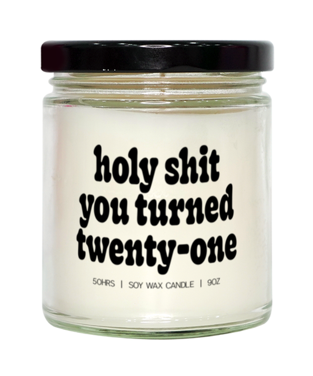 21st Birthday 21 Years Old Candle, Gifts, Home Office Decor, Unique Gag Idea, Him Her