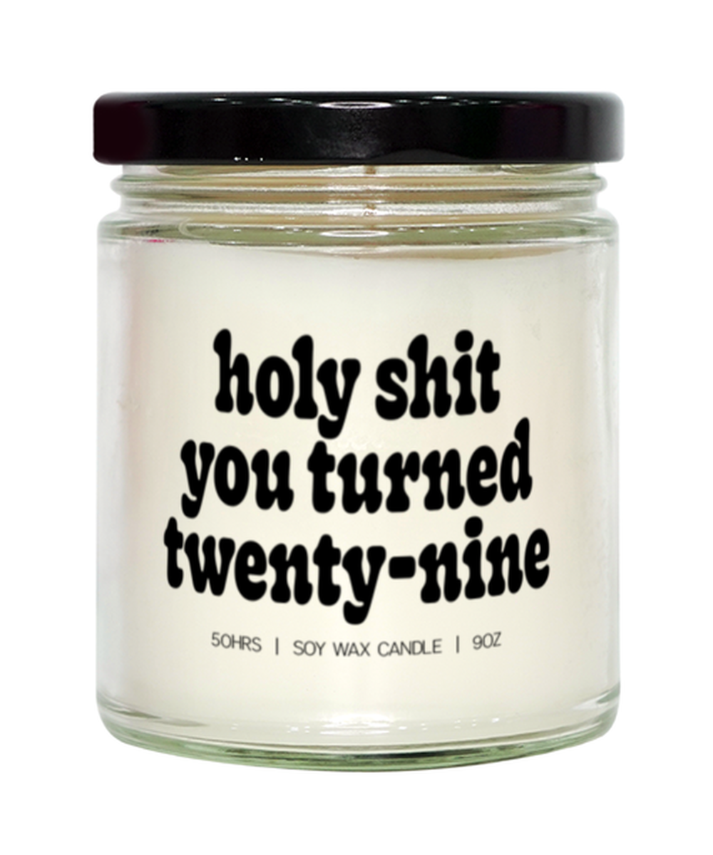 29th Birthday 29 Years Old Candle, Gifts, Home Office Decor, Unique Gag Idea, Him Her