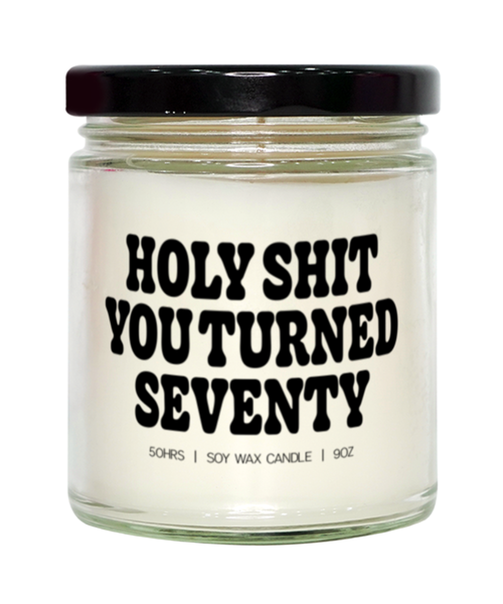 70th Birthday 70 Years Old Candle, Gifts, Home Office Decor, Unique Gag Idea, Him Her