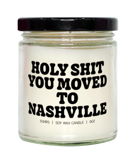 Moving to Nashville Tennessee New House from Real Estate Agent Closing Home Candle, Gifts, Home Office Decor, Unique Gag Idea, Him Her