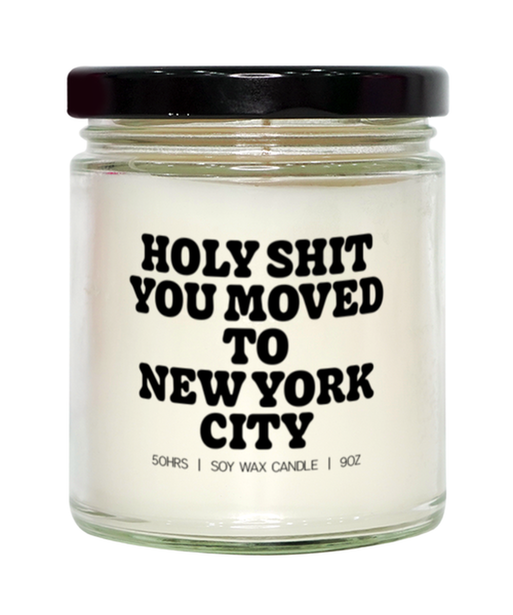 Moving to New York City NYC New House from Real Estate Agent Closing Home Candle, Gifts, Home Office Decor, Unique Gag Idea, Him Her