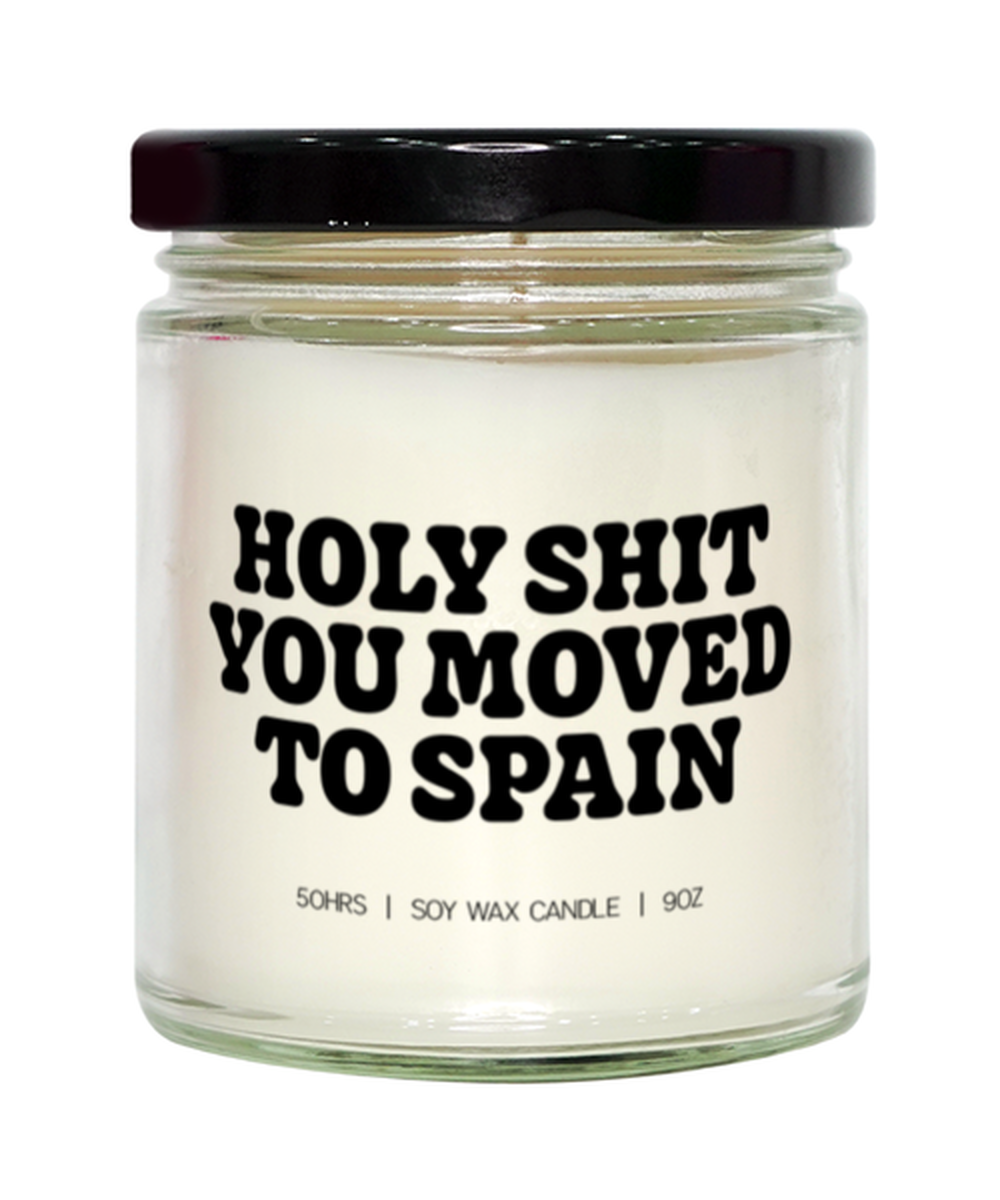 Moving to Spain New House from Real Estate Agent Closing Home Candle, Gifts, Home Office Decor, Unique Gag Idea, Him Her