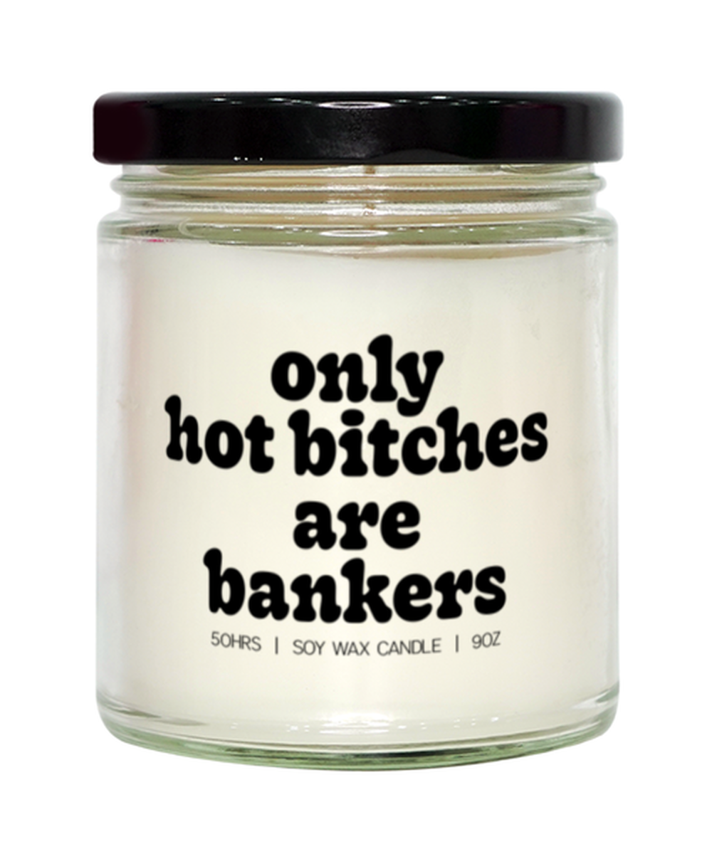 Banker Banking Candle, Gifts, Home Office Decor, Unique Gag Idea, Him Her