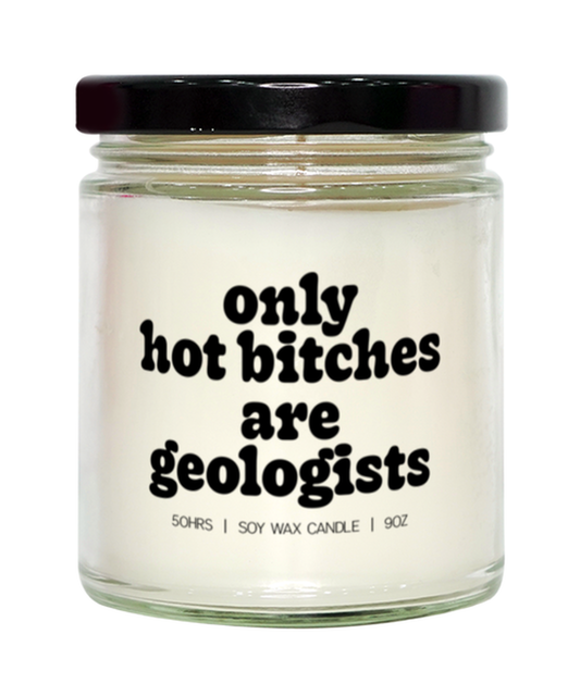 Geology Geologist Graduation Candle, Gifts, Home Office Decor, Unique Gag Idea, Him Her