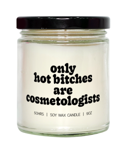 Cosmetologist Cosmetology Graduation Candle, Gifts, Home Office Decor, Unique Gag Idea, Him Her