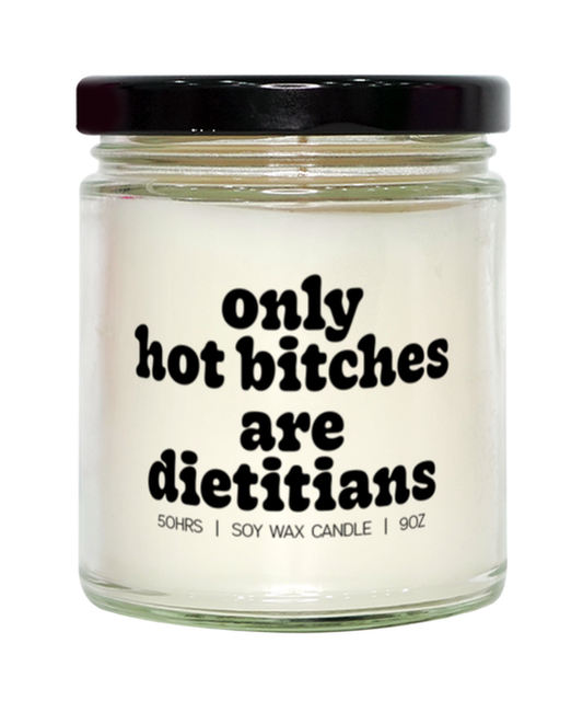 Dietitian Graduation Candle, Gifts, Home Office Decor, Unique Gag Idea, Him Her