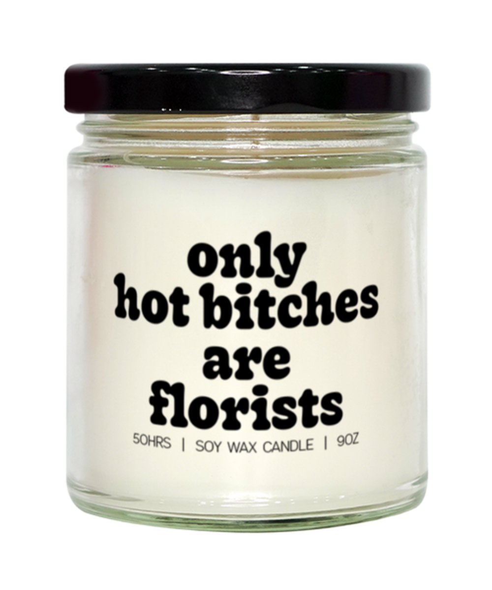 Florist Graduation Candle, Gifts, Home Office Decor, Unique Gag Idea, Him Her