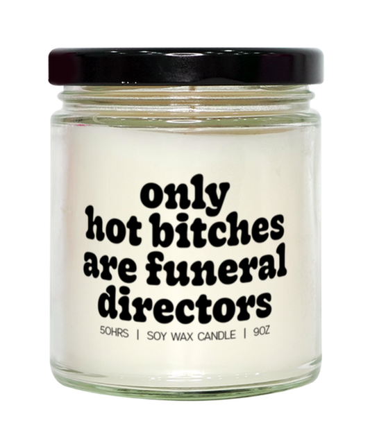 Funeral director Graduation Candle, Gifts, Home Office Decor, Unique Gag Idea, Him Her