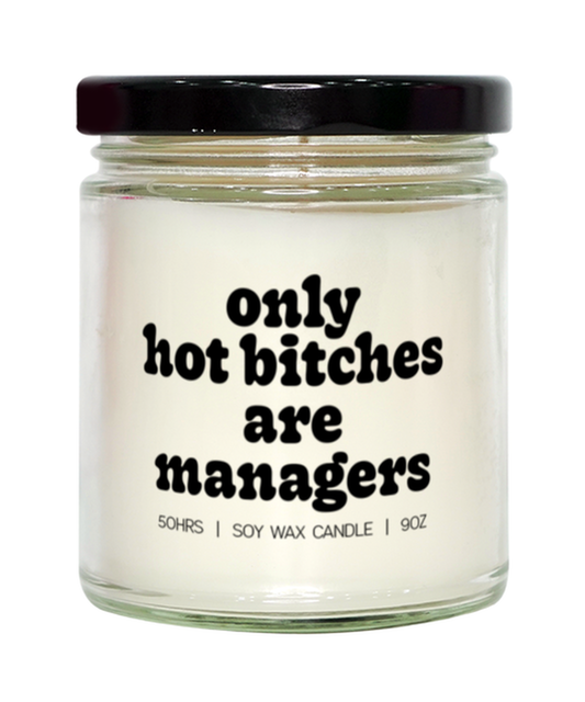 Manager Candle, Gifts, Home Office Decor, Unique Gag Idea, Him Her