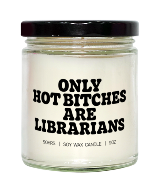 Librarian Graduation Candle, Gifts, Home Office Decor, Unique Gag Idea, Him Her