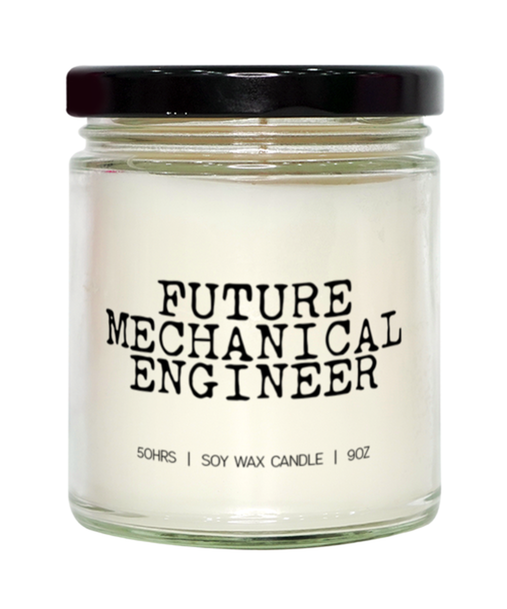 Mechanical engineer engineering Future Student Candle, Gifts, Home Office Decor, Unique Gag Idea, Him Her