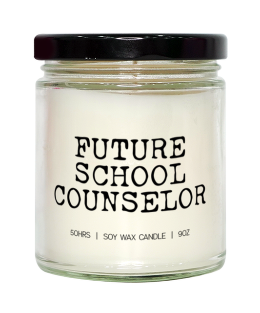 School counselor Future Student Candle, Gifts, Home Office Decor, Unique Gag Idea, Him Her