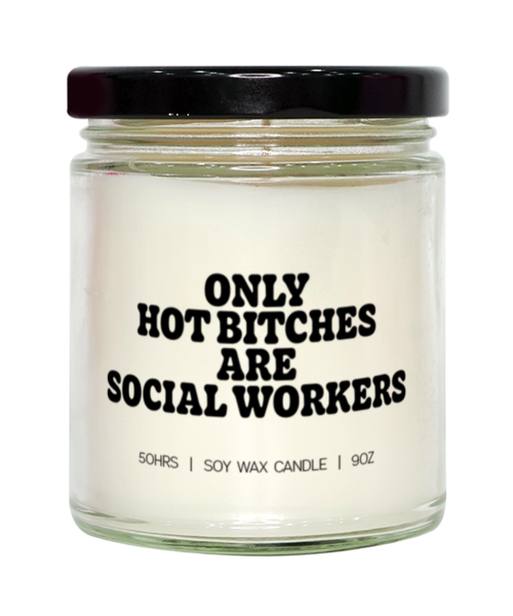 Social worker MSW Graduation Candle, Gifts, Home Office Decor, Unique Gag Idea, Him Her