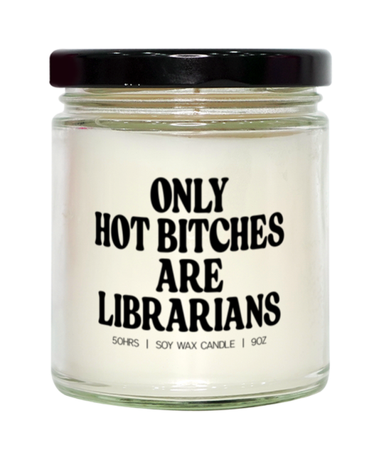 Librarian Graduation Candle, Gifts, Home Office Decor, Unique Gag Idea, Him Her