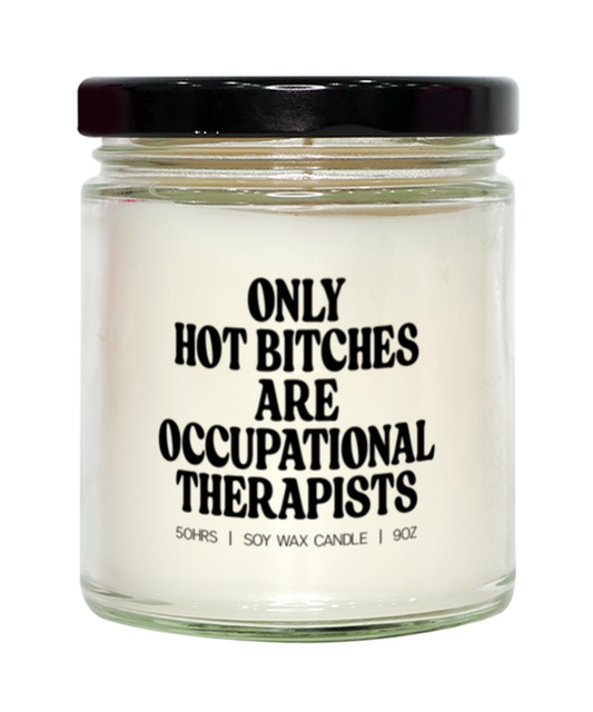 Occupational therapist OT Graduation Candle, Gifts, Home Office Decor, Unique Gag Idea, Him Her