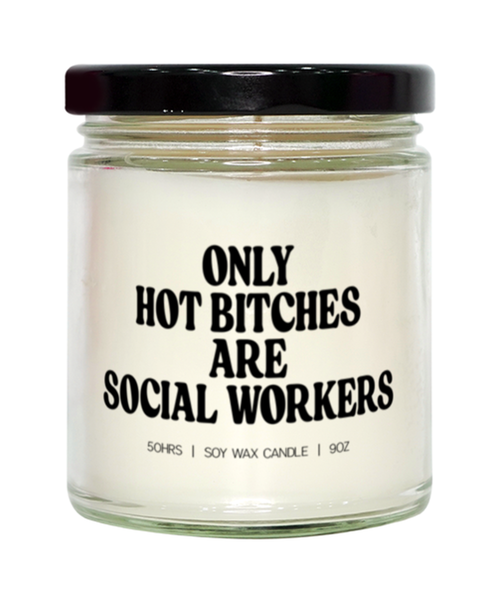 Social worker MSW Graduation Candle, Gifts, Home Office Decor, Unique Gag Idea, Him Her