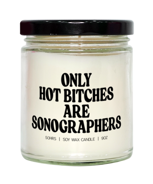 Sonographer Sonography Graduation Candle, Gifts, Home Office Decor, Unique Gag Idea, Him Her