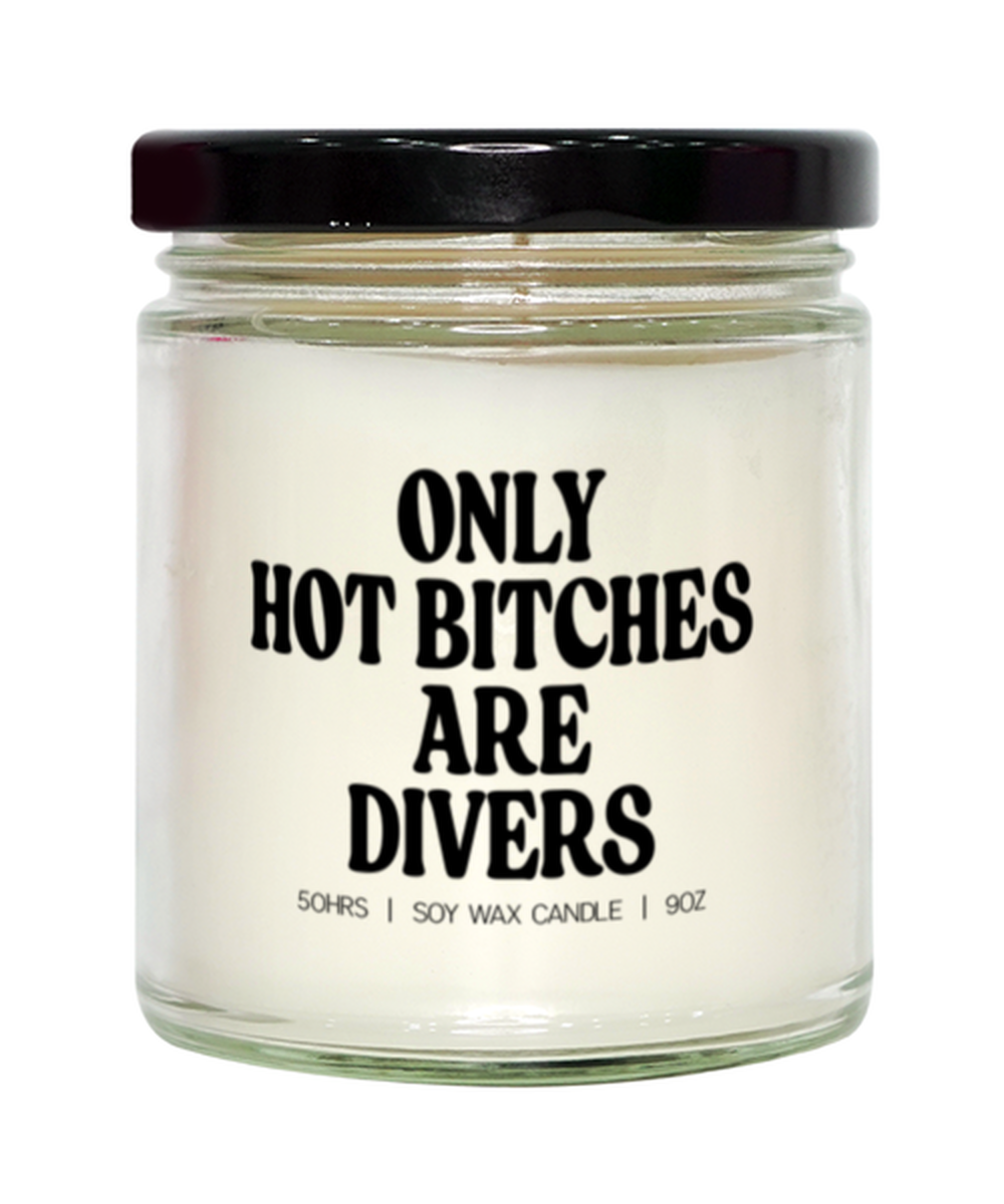 Diving Diver Mom Dad Candle, Gifts, Home Office Decor, Unique Gag Idea, Him Her