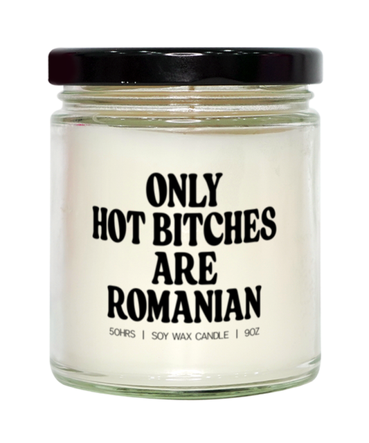 Romanian Romania Pride Mom Dad Sister Best Friend Candle, Gifts, Home Office Decor, Unique Gag Idea, Him Her