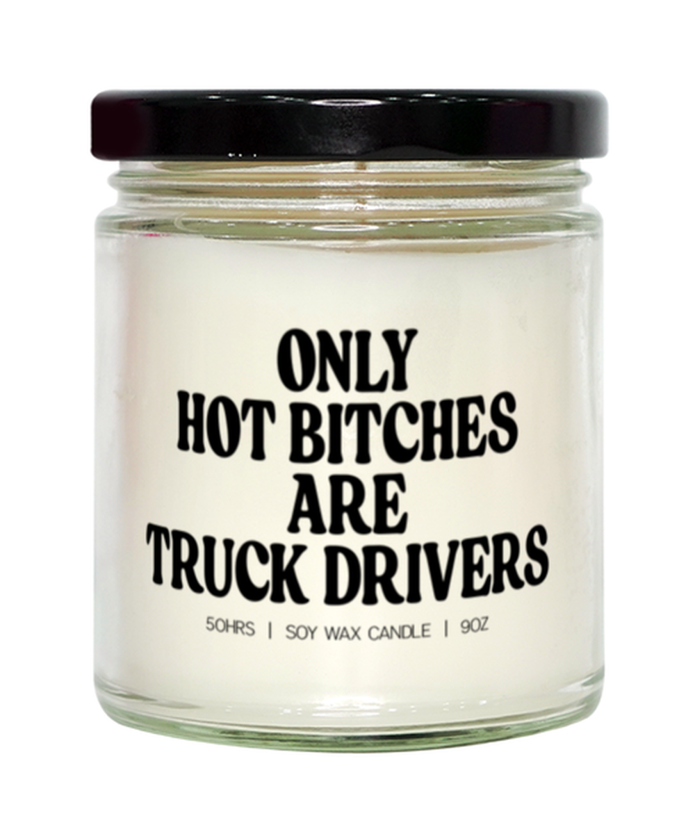 Truck driver Candle, Gifts, Home Office Decor, Unique Gag Idea, Him Her