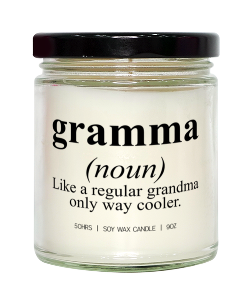 Gramma Grandma Grandmother Mothers Day Definition Candle, Gifts, Home Office Decor, Unique Gag Idea, Him Her