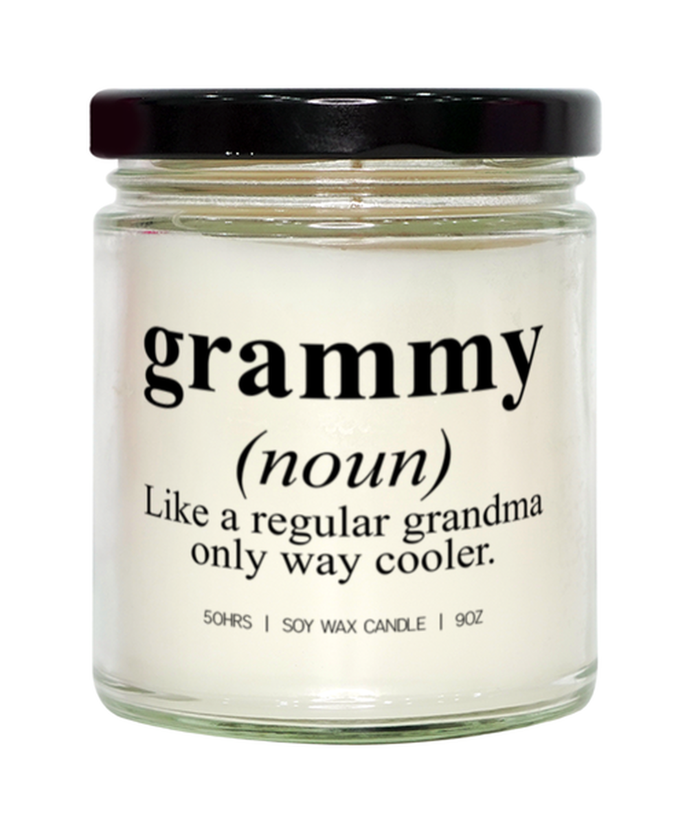 Grammy Grandma Grandmother Mothers Day Definition Candle, Gifts, Home Office Decor, Unique Gag Idea, Him Her