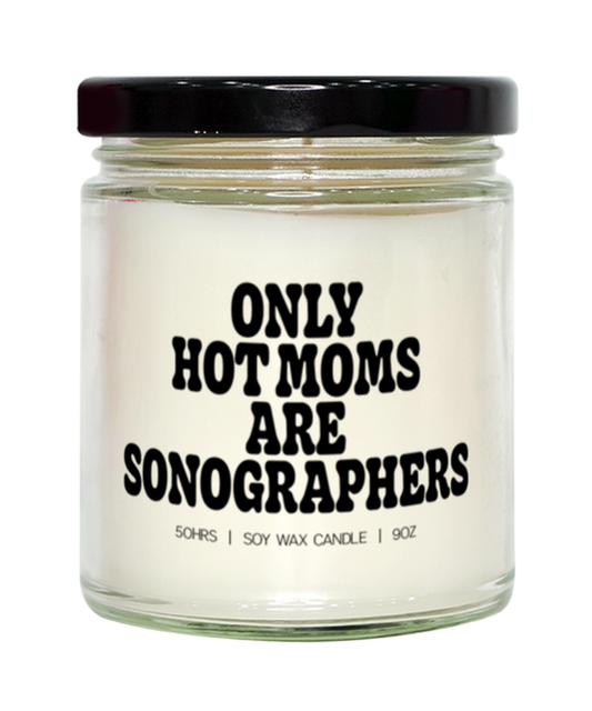 Sonographer Sonography Mom Mother's Day Mama Candle, Gifts, Home Office Decor, Unique Gag Idea, Him Her