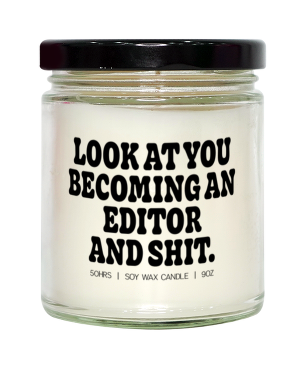 Editing Editor Videographer Photographer Photography Candle, Gifts, Home Office Decor, Unique Gag Idea, Him Her