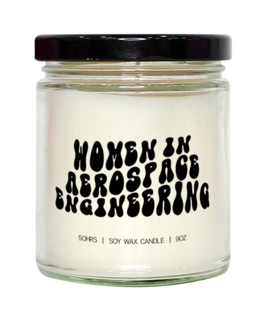 Aerospace engineer engineering Women in Graduation Grad Candle, Gifts, Home Office Decor, Unique Gag Idea, Him Her