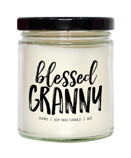 Blessed Granny Mother's Day Candle, Gifts, Home Office Decor, Unique Gag Idea, Him Her