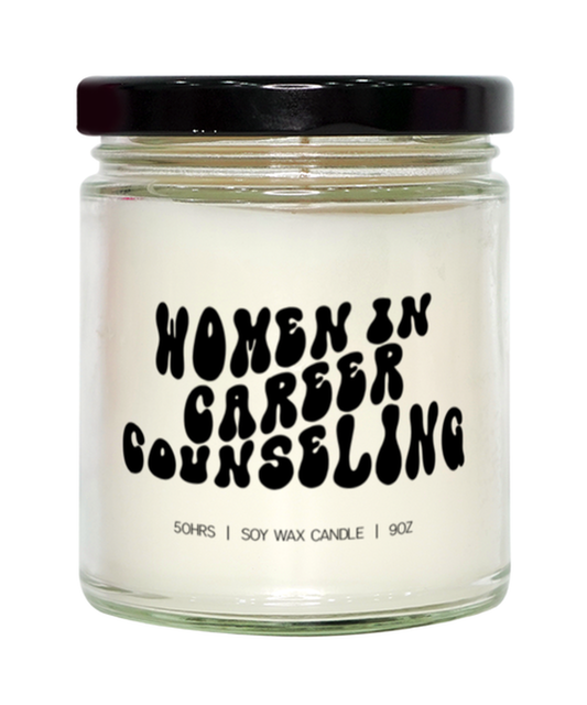 Career counselor Women in Graduation Grad Candle, Gifts, Home Office Decor, Unique Gag Idea, Him Her