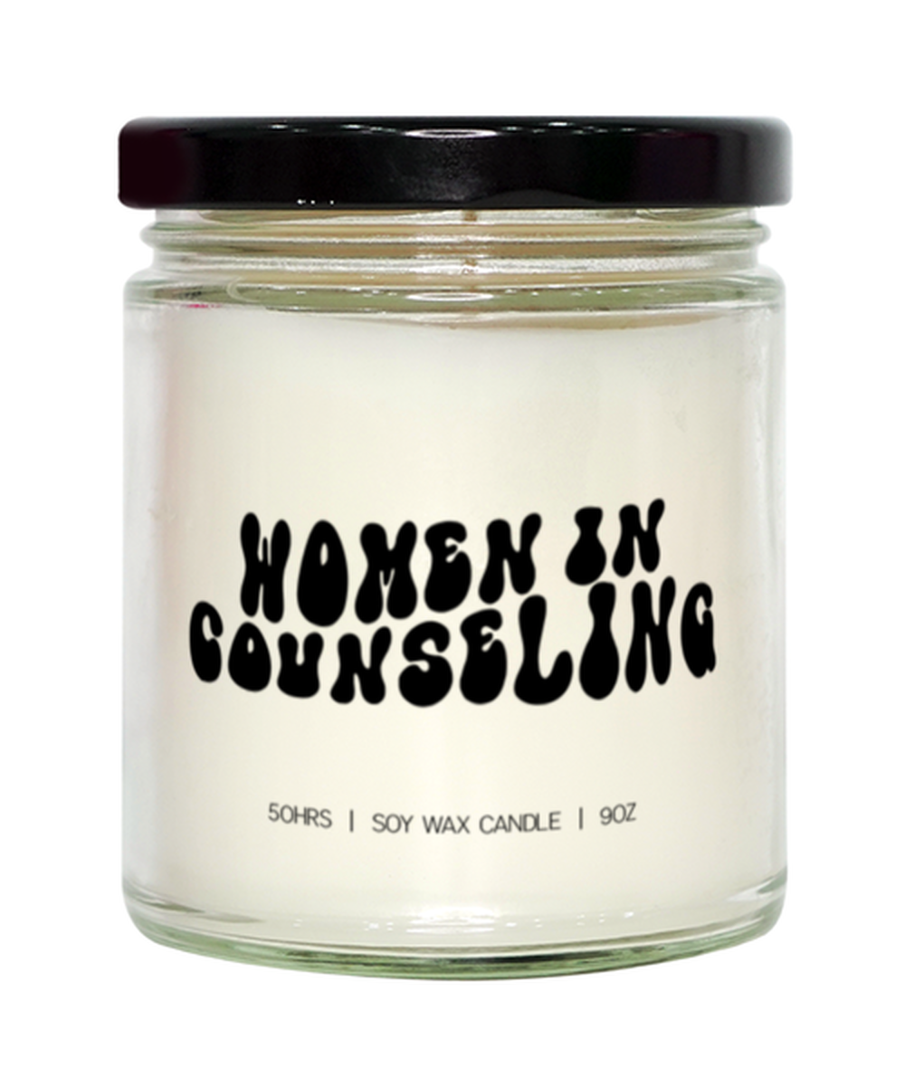 Counselor Women Grad Graduation Candle, Gifts, Home Office Decor, Unique Gag Idea, Him Her