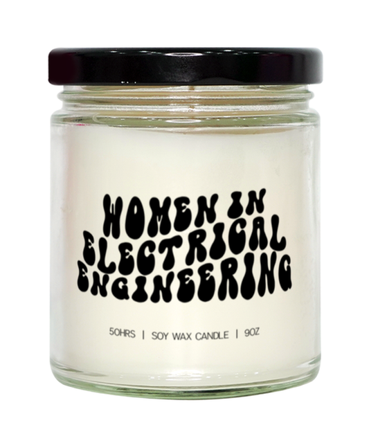 Electrical engineer engineering Women in Graduation Grad Candle, Gifts, Home Office Decor, Unique Gag Idea, Him Her