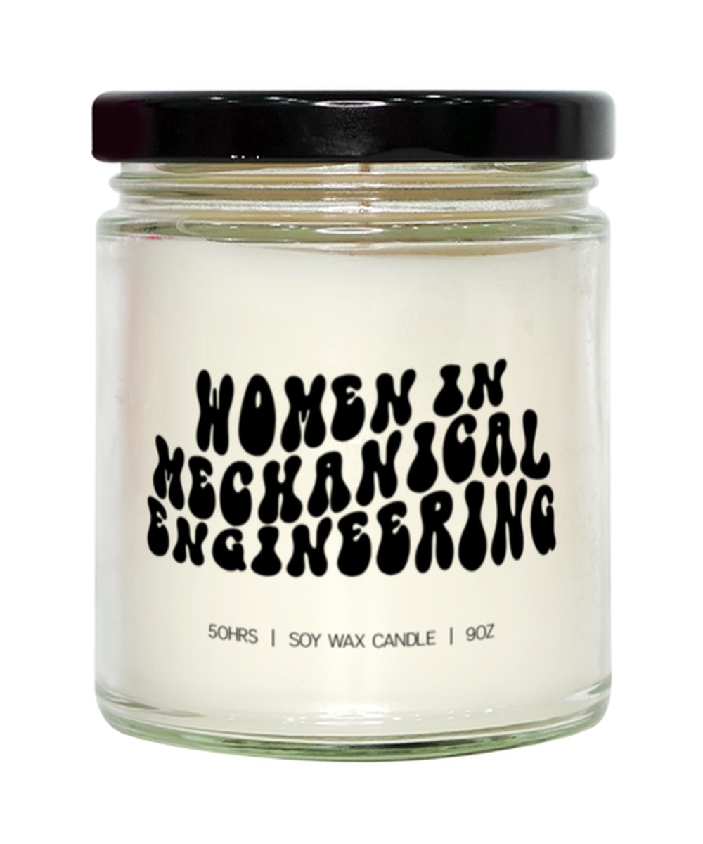 Mechanical Engineering engineer Women in Graduation Grad Candle, Gifts, Home Office Decor, Unique Gag Idea, Him Her