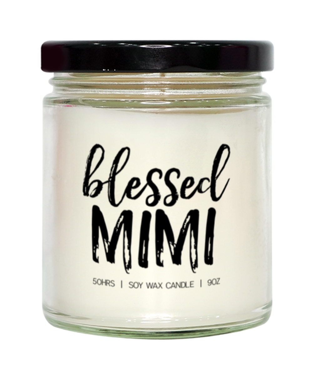 Mimi Blessed Grandma Mother's Day from Grandchildren Granddaughter Candle, Gifts, Home Office Decor, Unique Gag Idea, Him Her