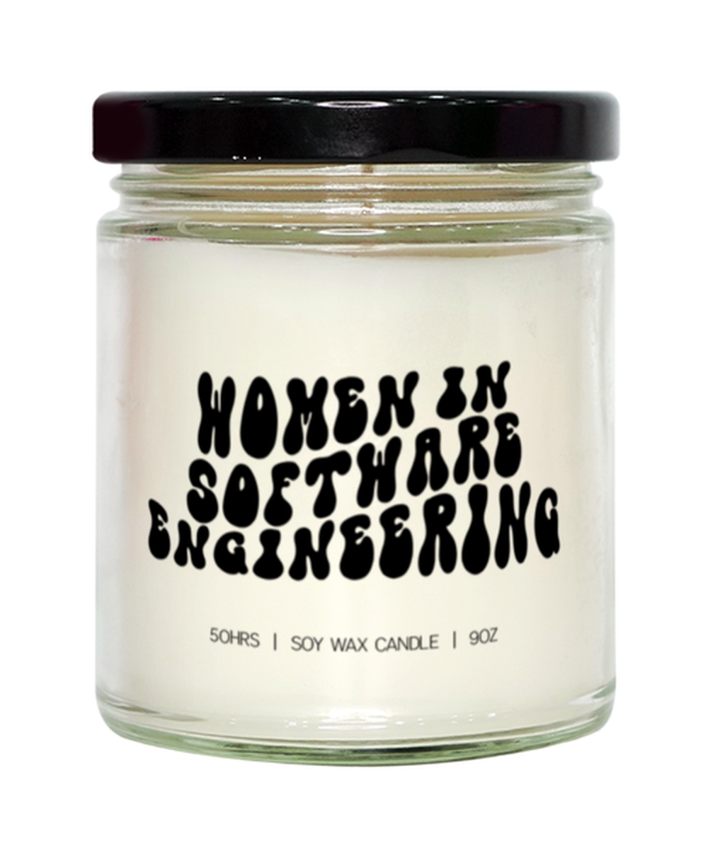 Software Engineer engineering Women in Graduation Grad Candle, Gifts, Home Office Decor, Unique Gag Idea, Him Her