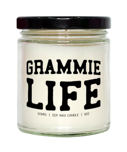 Grammie Life Mothers Day Grandma Candle, Gifts, Home Office Decor, Unique Gag Idea, Him Her