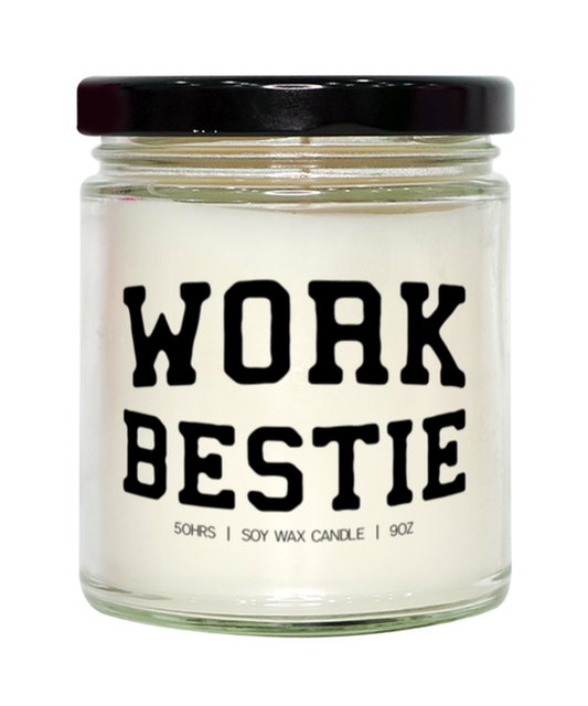 Work Bestie Birthday Christmas Leaving Candle, Gifts, Home Office Decor, Unique Gag Idea, Him Her