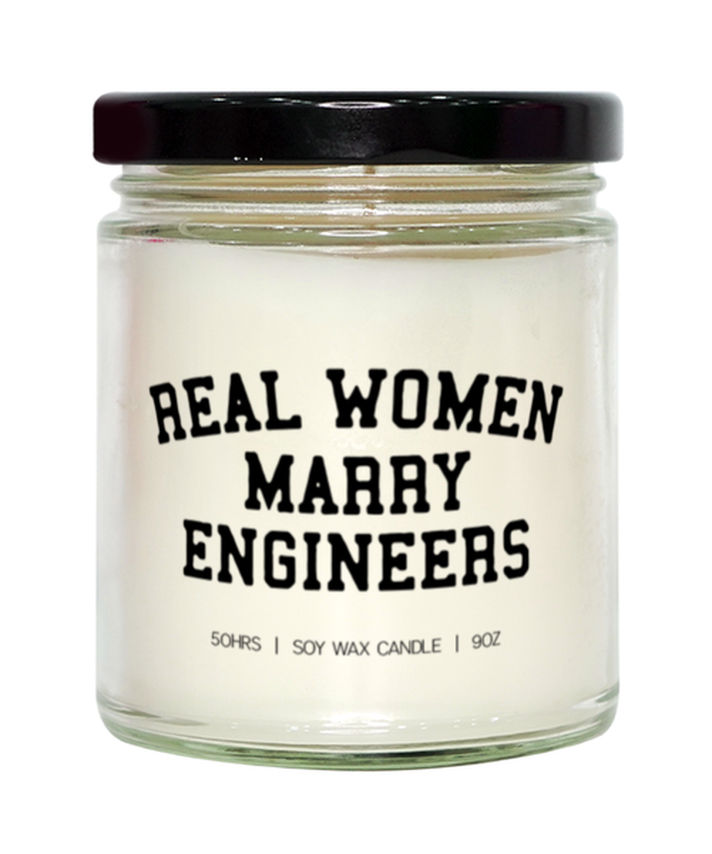 Engineer Wife Husband Wedding Engagement Anniversary Candle, Gifts, Home Office Decor, Unique Gag Idea, Him Her