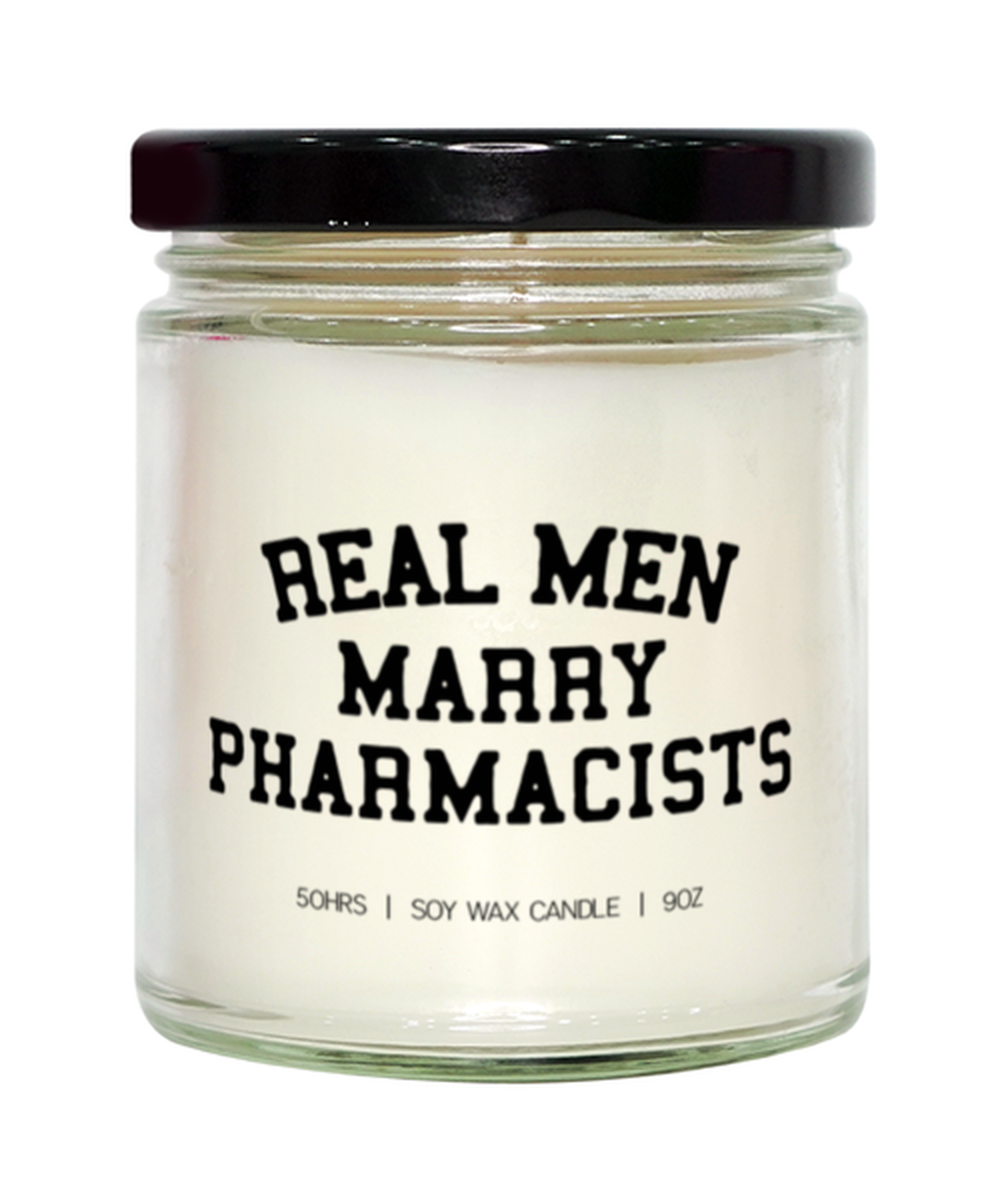 Pharmacist Husband Wife Wedding Engagement Anniversary Candle, Gifts, Home Office Decor, Unique Gag Idea, Him Her