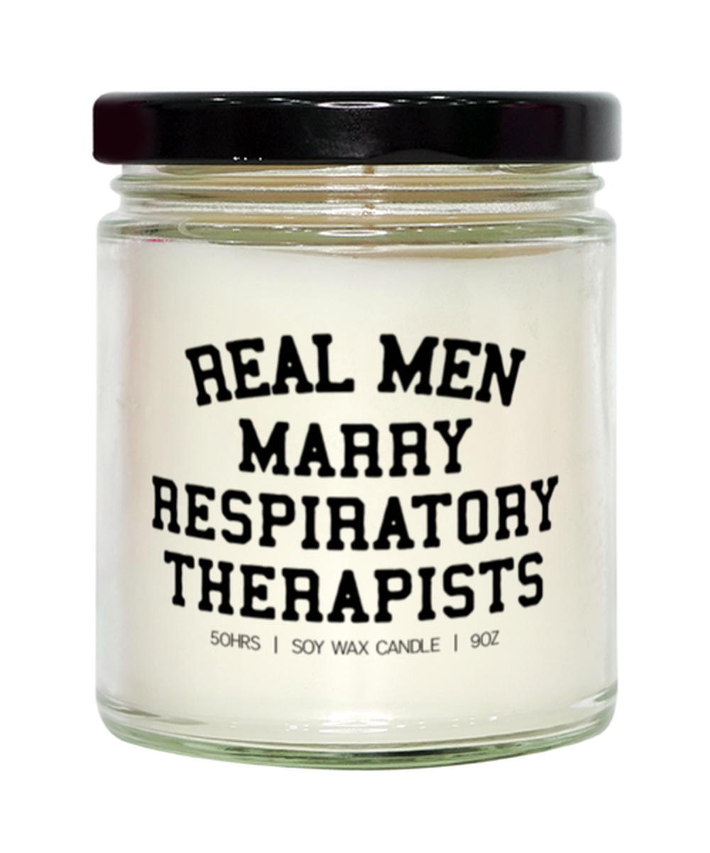 Respiratory Therapist Husband Wife Wedding Engagement Anniversary Candle, Gifts, Home Office Decor, Unique Gag Idea, Him Her