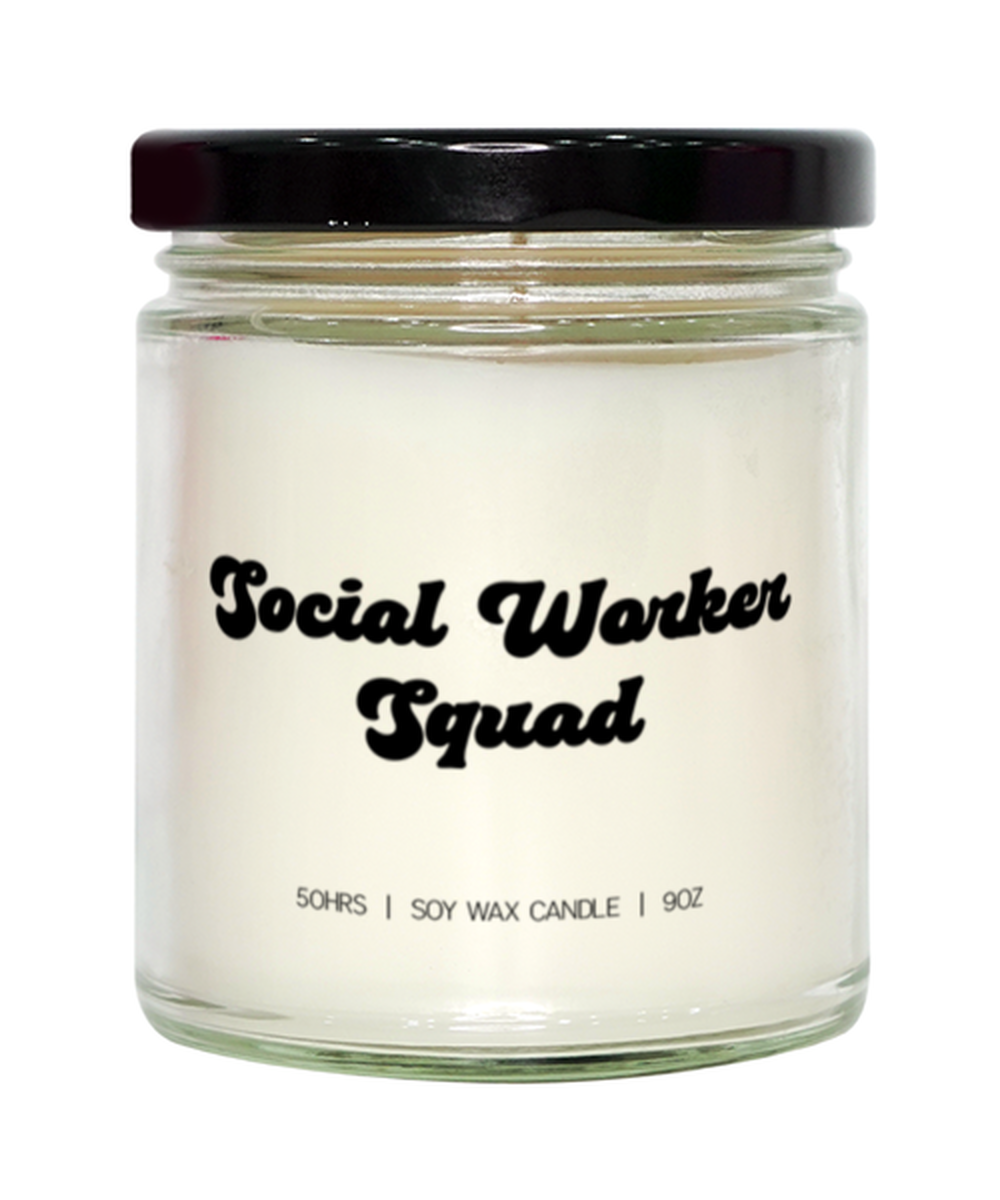 Social Worker MSW Graduate Graduation Candle, Gifts, Home Office Decor, Unique Gag Idea, Him Her