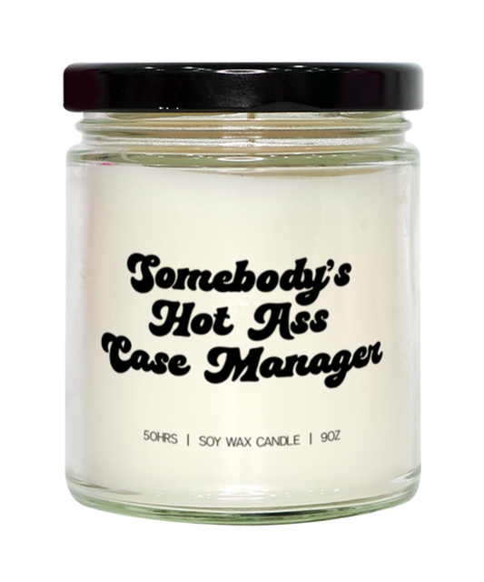 Case manager Candle, Gifts, Home Office Decor, Unique Gag Idea, Him Her