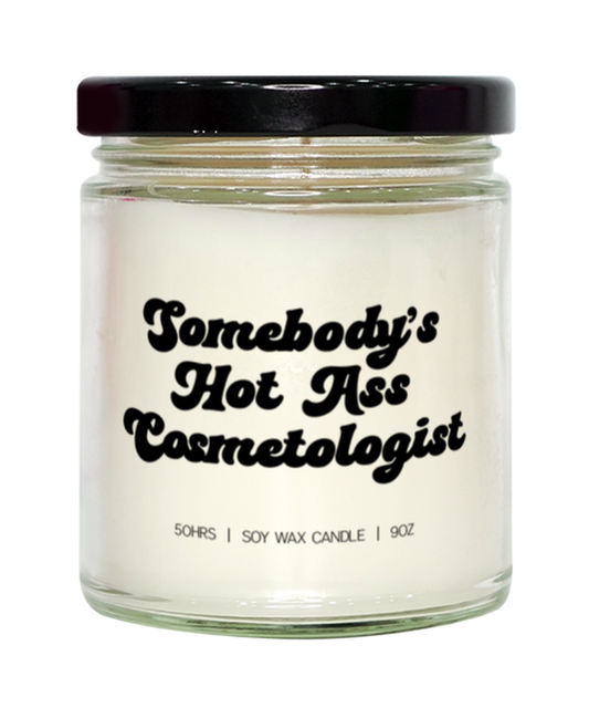 Cosmetologist Cosmetology Graduation Candle, Gifts, Home Office Decor, Unique Gag Idea, Him Her