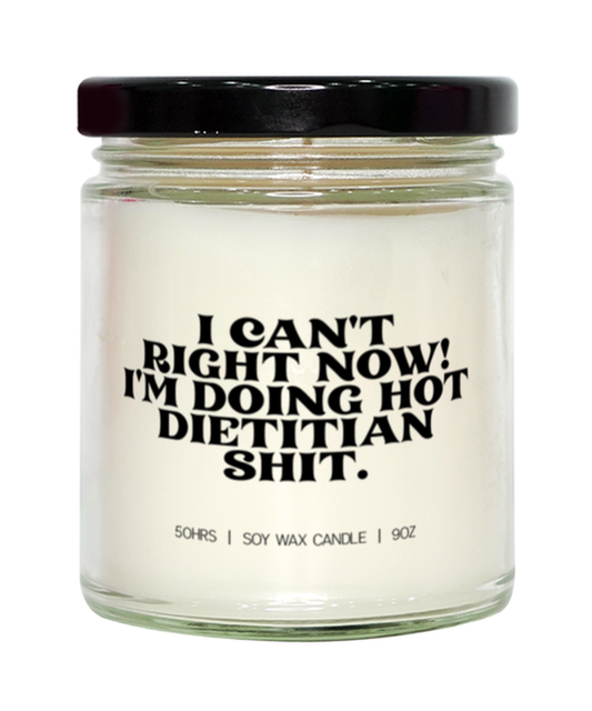 Dietitian Graduation Student Candle, Gifts, Home Office Decor, Unique Gag Idea, Him Her