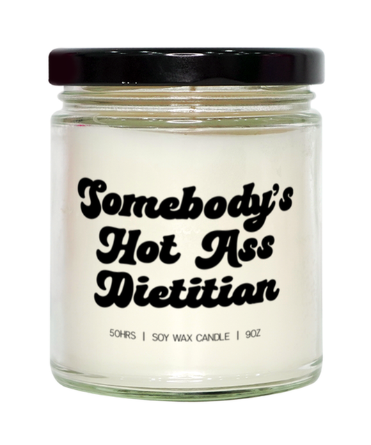 Dietitian Graduation Candle, Gifts, Home Office Decor, Unique Gag Idea, Him Her