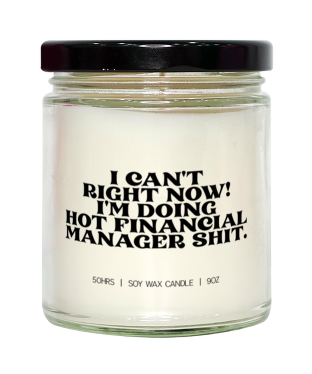 Financial Manager Candle, Gifts, Home Office Decor, Unique Gag Idea, Him Her