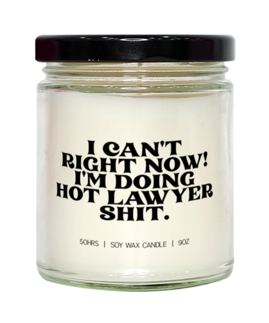 Lawyer Graduation Student Candle, Gifts, Home Office Decor, Unique Gag Idea, Him Her