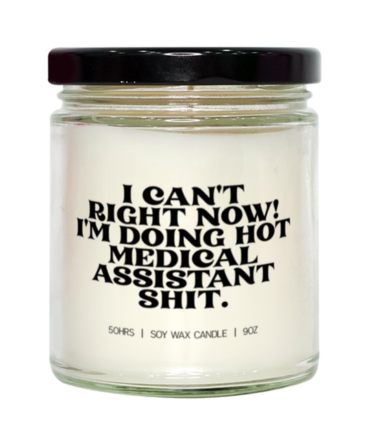 Medical assistant Graduation Student Candle, Gifts, Home Office Decor, Unique Gag Idea, Him Her